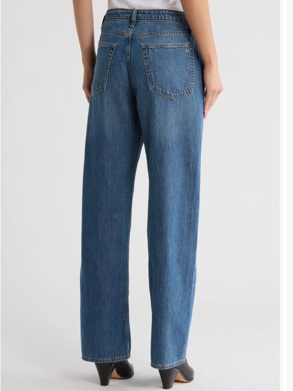 rag & bone Covington Blue Straight-Leg Jeans